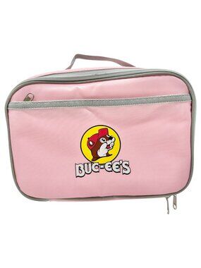 Bucees Kids Pink Lunch Bag With Insulated Interior and Handle 10.6"x7.7"x3.75"